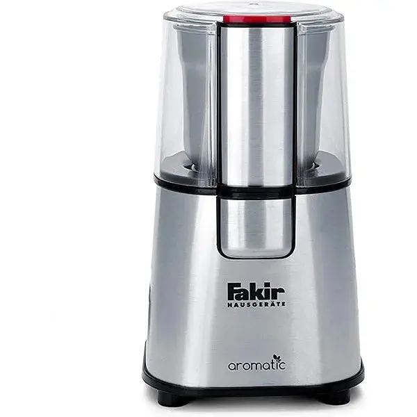 Fakir Aromatic Grinder – Stainless Steel Spice & Coffee Mill, Silver Finish 1