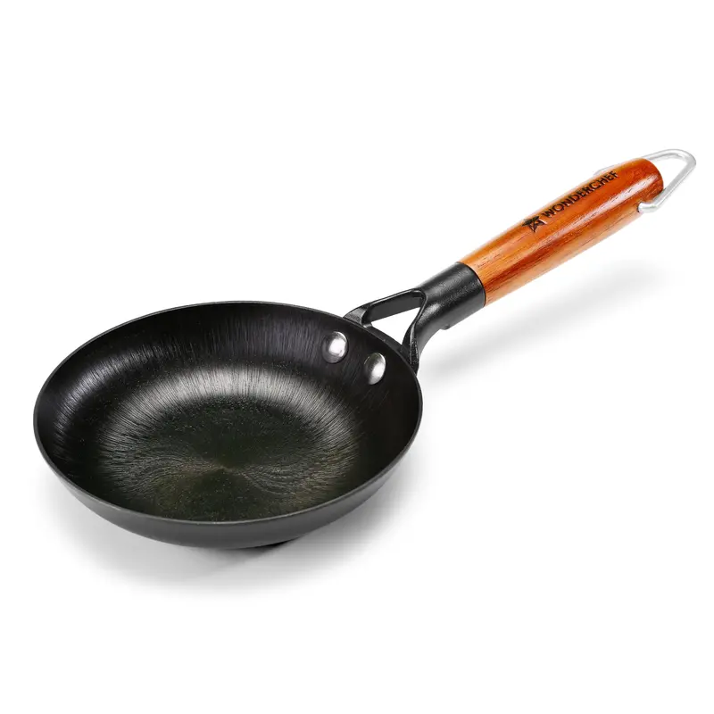 Ferro Light 20Cm Pre-Seasoned Cast Iron Fry Pan – 800Ml Compact Design, Natural Seasoning, Eco-Friendly 1