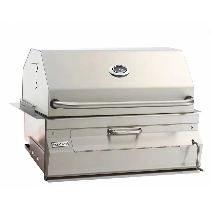 Fire Magic 30-Inch Built-In Stainless Steel Charcoal Grill 1