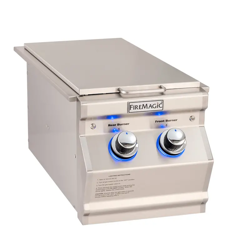 Fire Magic Aurora Ng 32817 Double Side Burner For Outdoor Kitchens 1