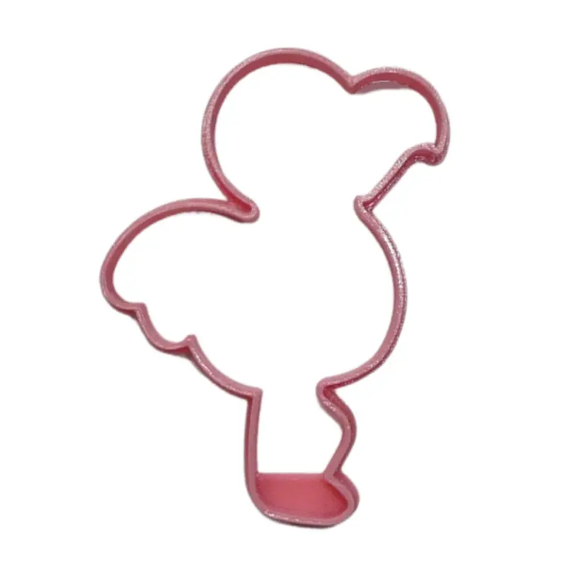 Flamingo Fondant Cutter – 6-Count One-Legged Tropical Cupcake Topper Kit, 1.75", Usa-Crafted 1