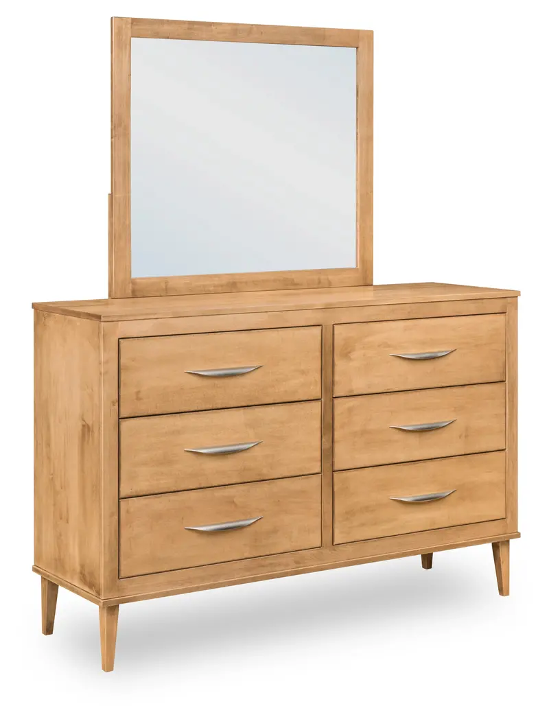 Florence 6-Drawer Wide Dresser With Soft-Close Drawers 1