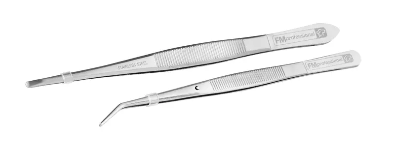 Fmprofessional Fine-Tip Serving & Decorating Tweezers Set – Stainless Steel Precision Tools 1