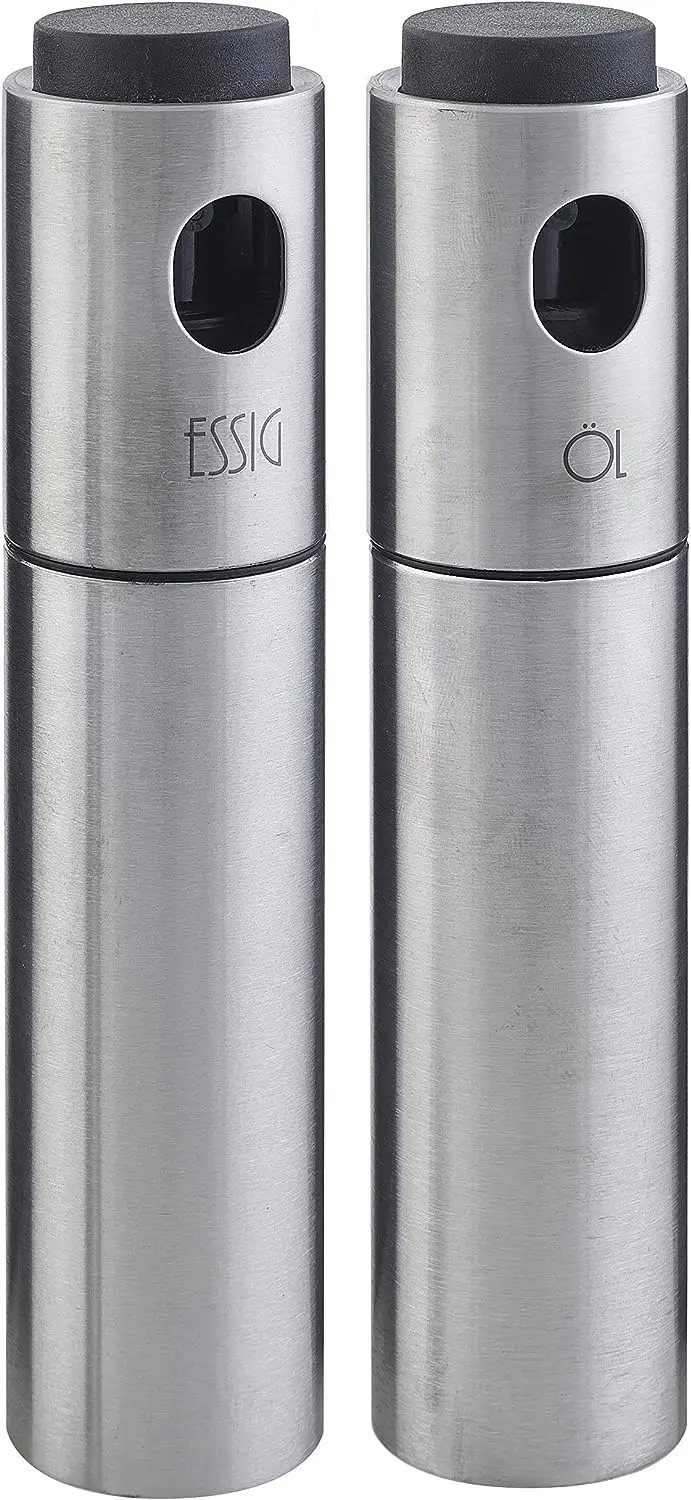 Fmprofessional Oil And Vinegar Mist Sprayer – Stainless Steel Body With Pp Components, Adjustable Nozzle 1