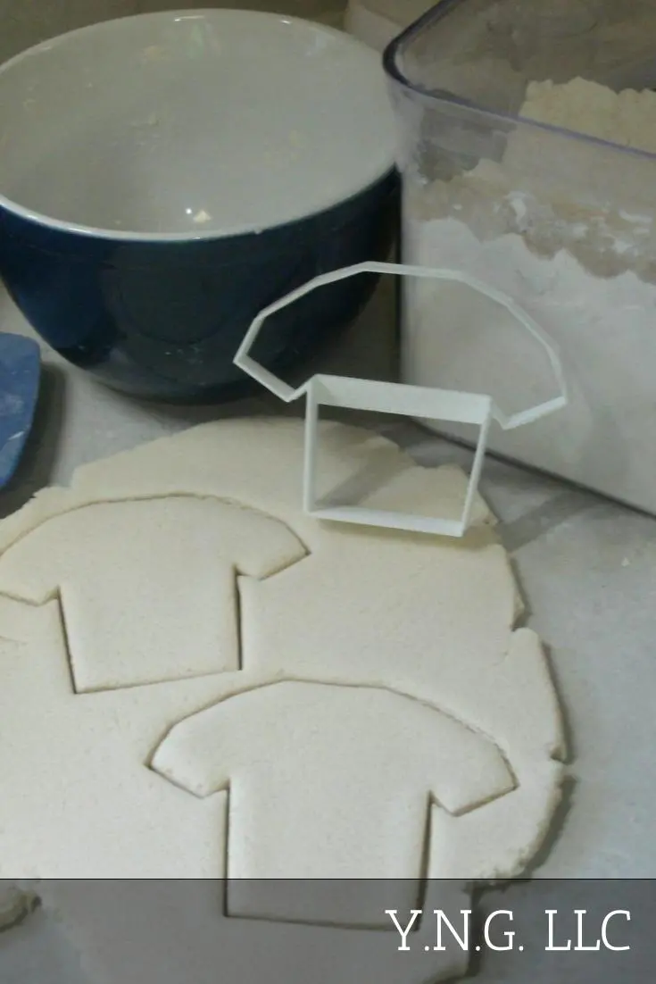 Football Jersey Cookie Cutter – Sports-Themed Baking Tool, Made In Usa 1