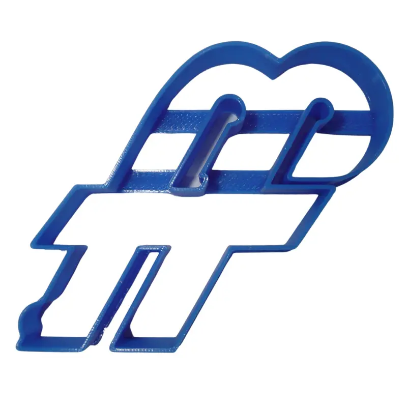 Fort Frye High School 'Ff' Fondant Cutter – 6-Pack, 1.75" (Usa-Made) 1
