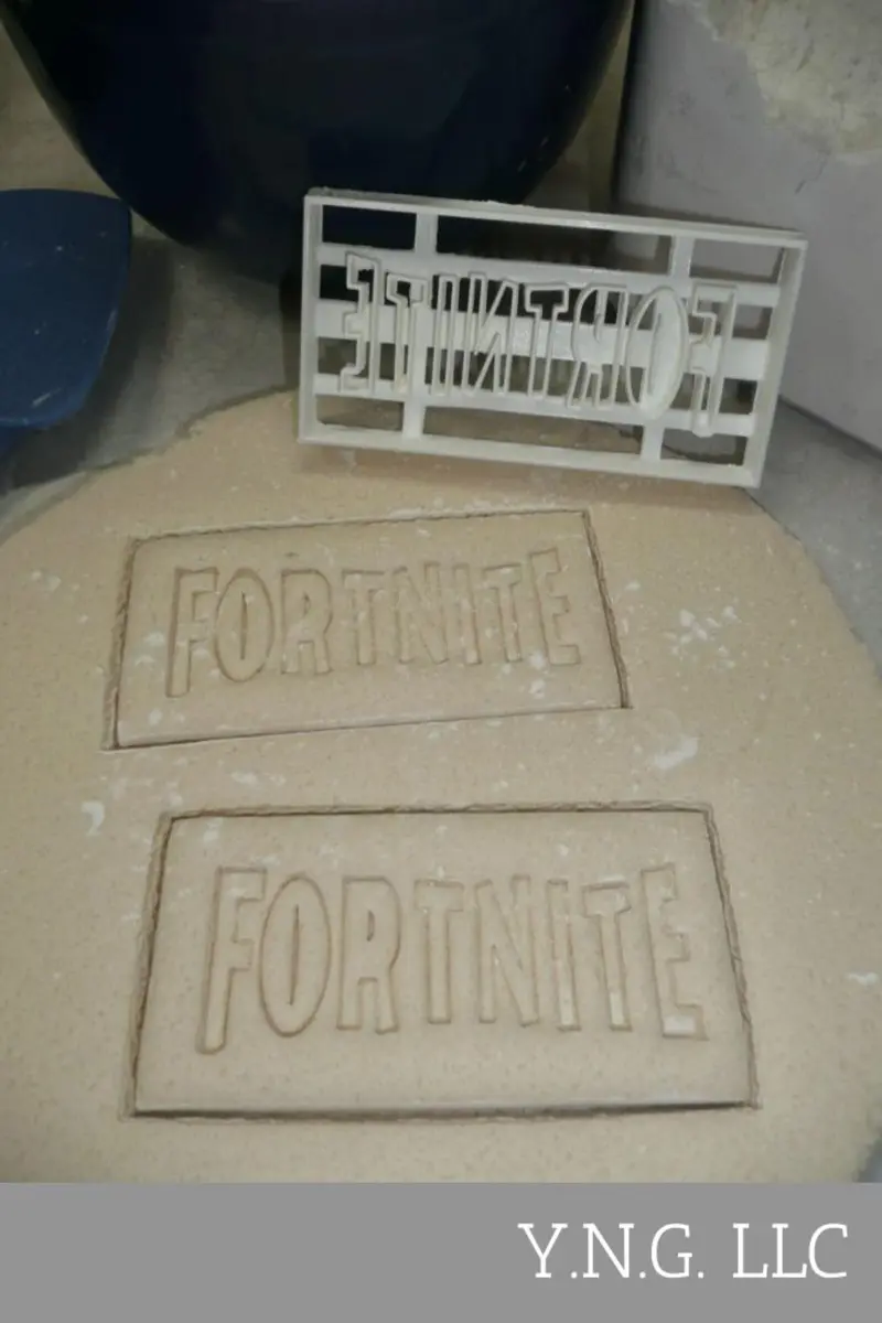Fortnite Lettering Cookie Cutter – Video Game Word Art Shape, Usa Pr4296 1