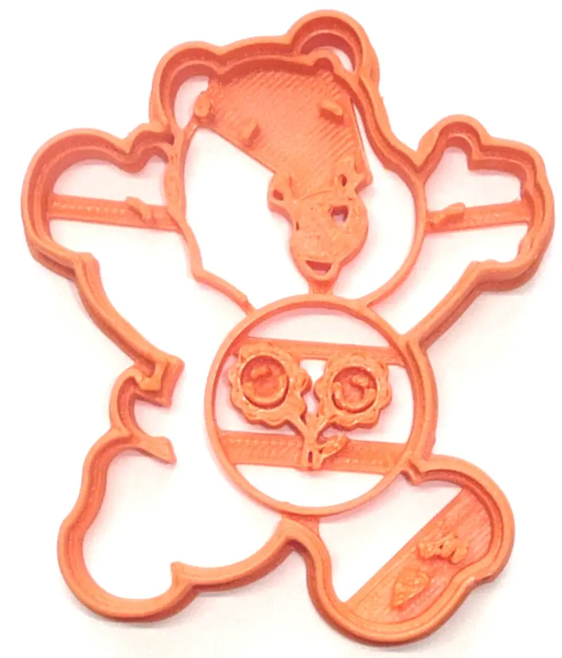 Friend Bear Fondant Cutter – 6-Piece Care Bears Cupcake Decoration, 1.75 Inch, Fd3986 1
