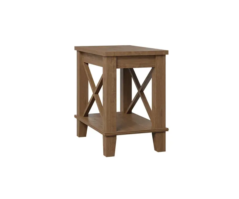 Galesburg Minimalist Side Table With Round Top 1