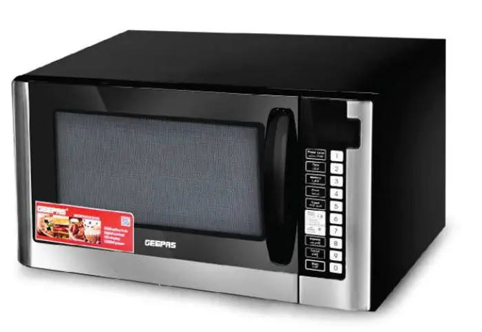 Geepas 45L Digital Microwave Oven – Touchscreen Interface, 10 Power Levels, Gmo1898 1