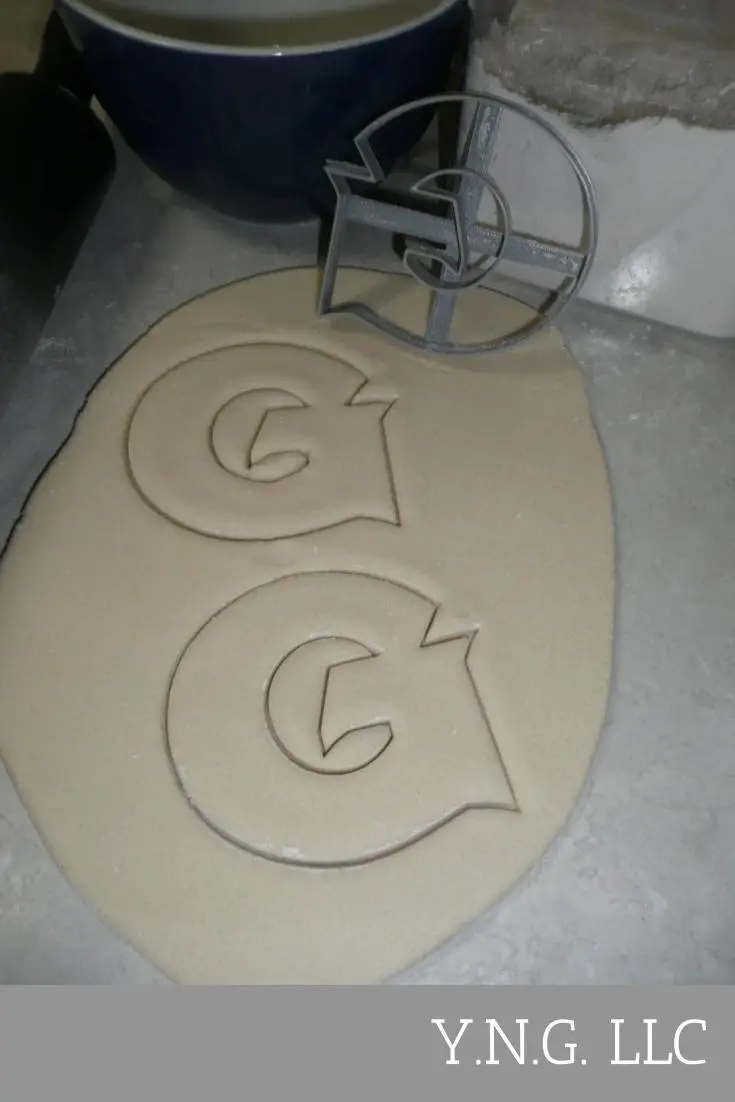 Georgetown University Cookie Cutter – Minimalist 'G' Monogram For College Fans 1