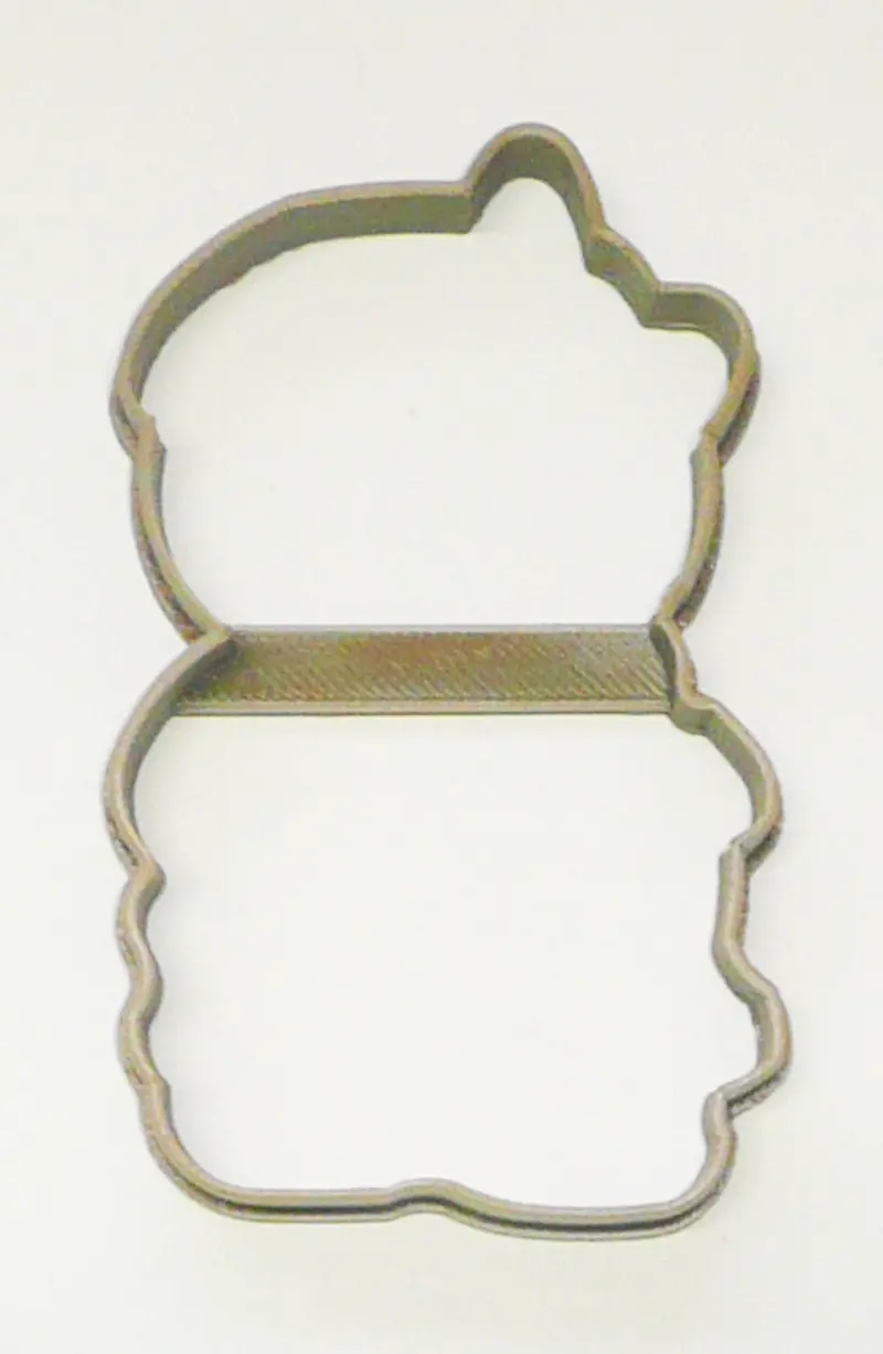 Gingerbread Girl Fondant Cutter Pack – 6X Bow-Adorned Cookie-Shaped Topper, 1.75", Bpa-Free Usa Mold (Fd3143) 1