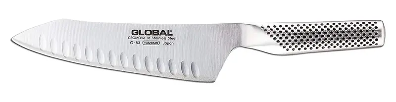 Global G-796 Hollow-Edge 7-Inch Asian Chef’S Knife 1
