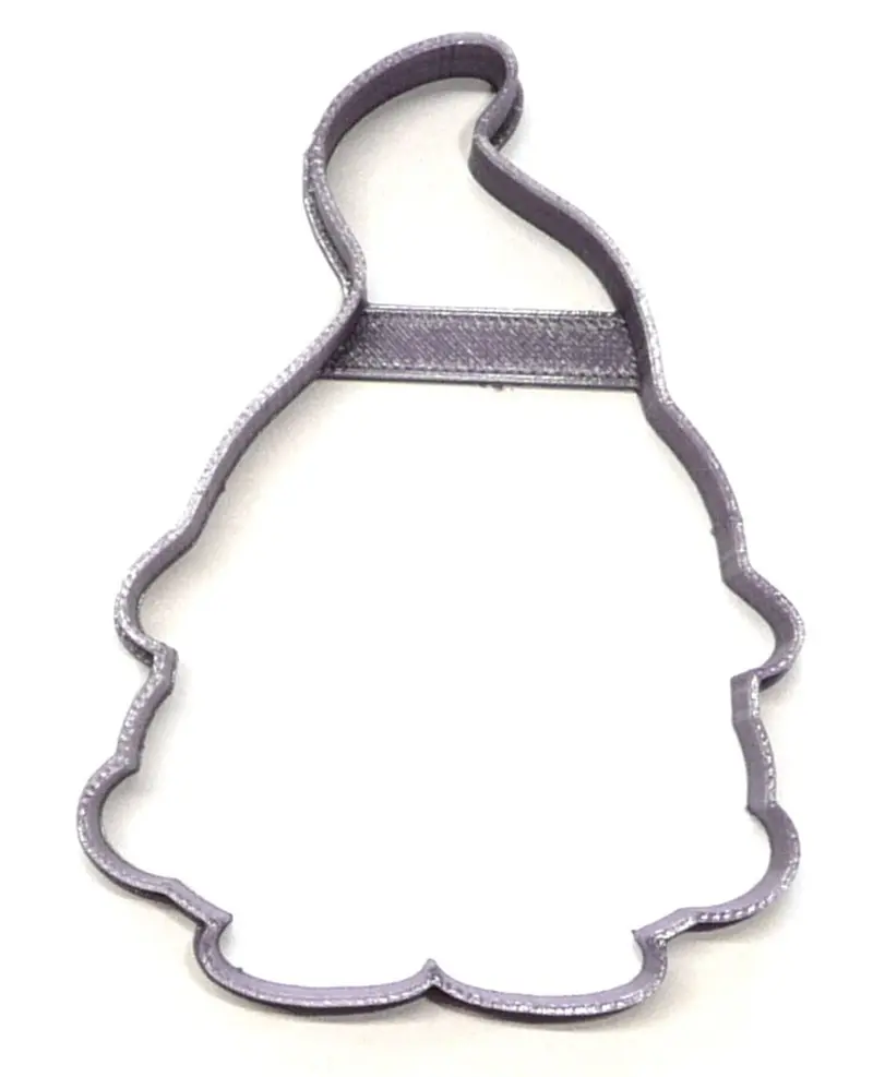 Gnome #6 Silhouette Fondant Cutter – Final Design In Dwarf Series Cupcake Topper Pack, 1.75", Fd4512 1