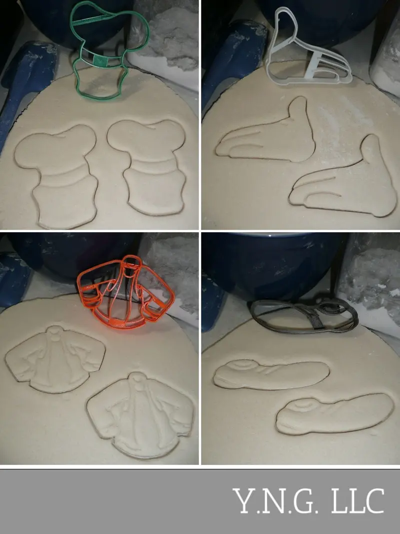Goofy Costume & Outfit Cookie Cutters – 4-Piece Disney Friends Collection, Usa-Made Pr1482 1