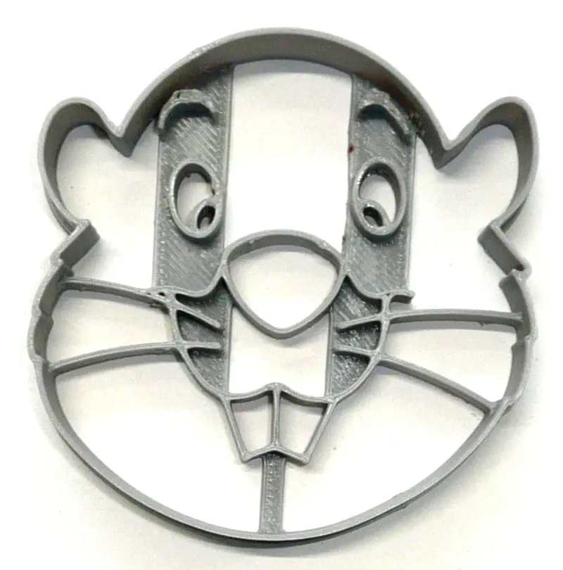 Gopher Face (Winnie The Pooh) Fondant Cutter Set – 6-Piece Cupcake Topper Kit, 1.75" Diameter, Usa-Made Fd4200 1