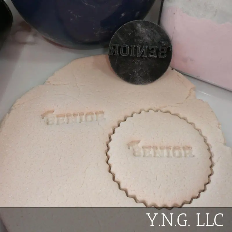 Graduation Cap Cookie Stamp Embosser – Senior Celebration Design (Pr5574) 1