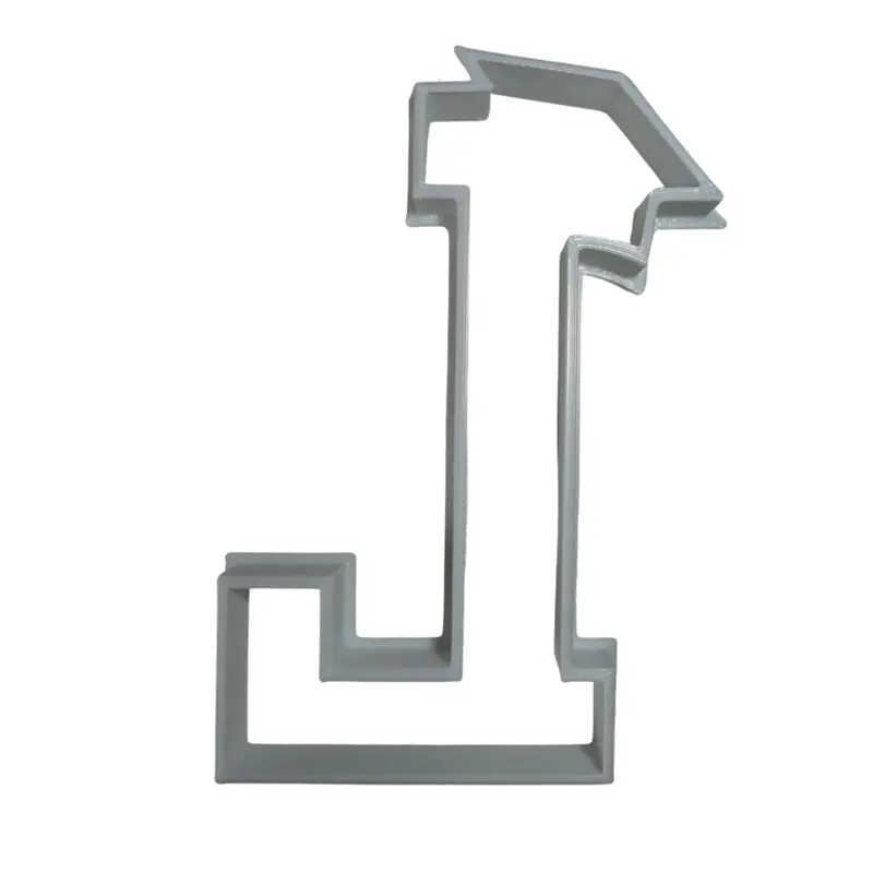 Graduation-Themed Letter L Fondant Cutter – 6-Pack For Cupcake Toppers, 1.75" Size, Usa-Made Fd3733 1