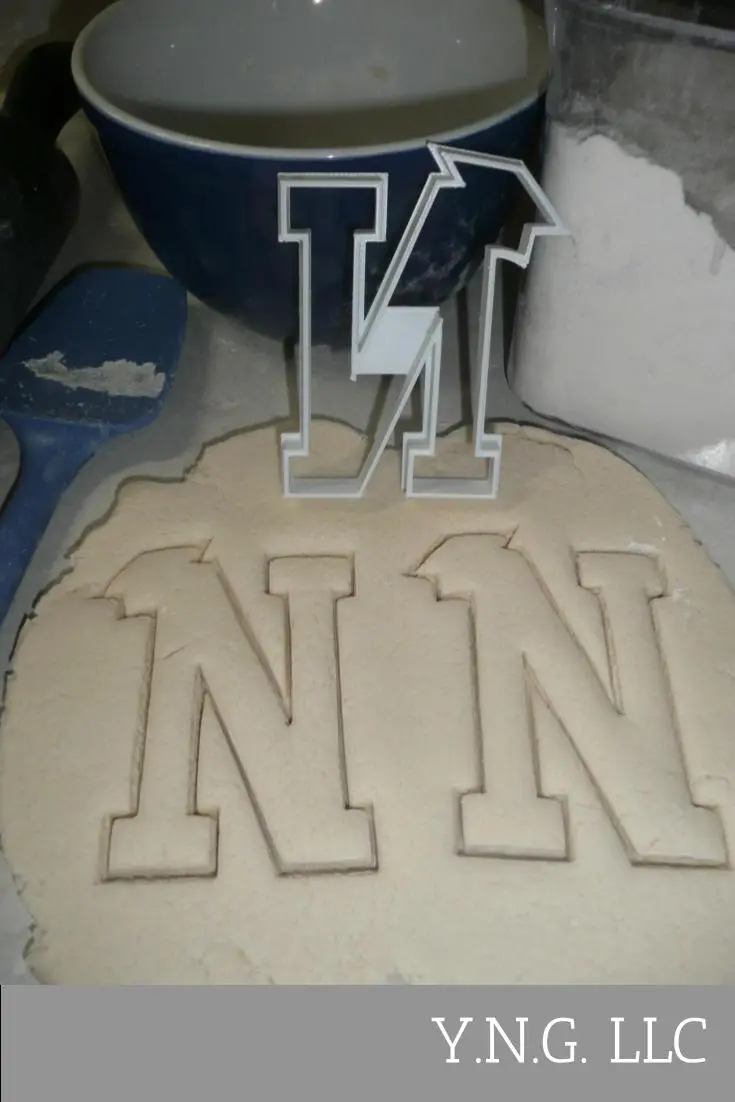 Graduation-Themed Letter N Cookie Cutter – Notable Academic Milestone 1