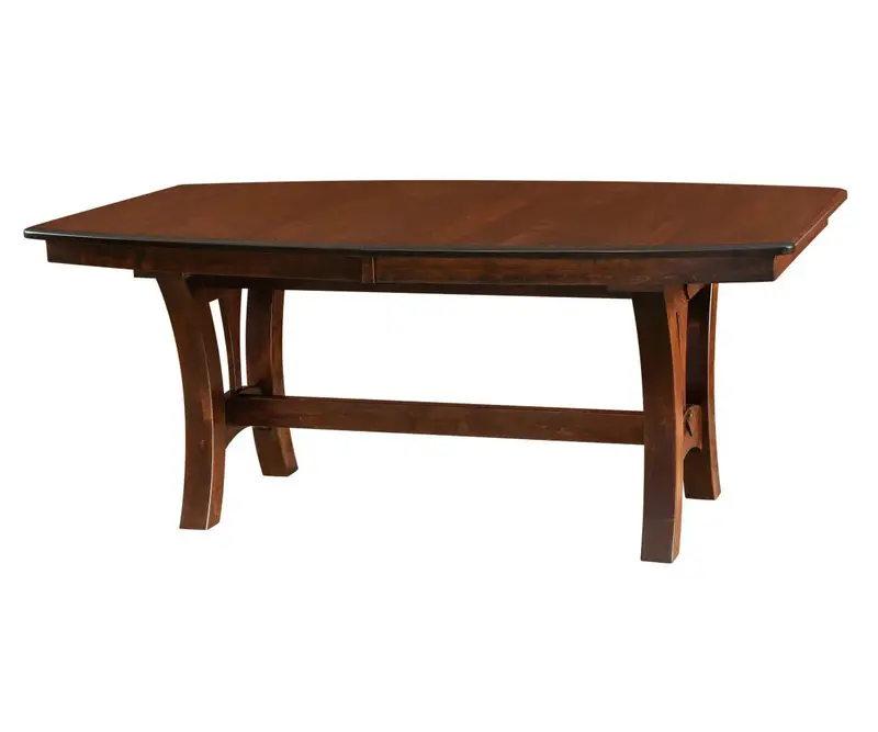Grand Island Rustic Trestle Dining Table 1