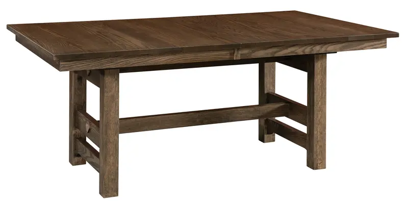 Greenwood Reclaimed Wood Trestle Table 1