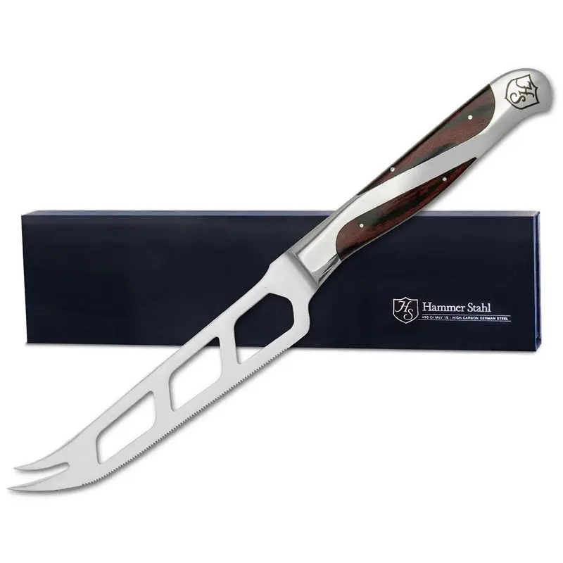 Hammer Stahl 5-Inch Cheese Knife – Dual-Edge Blade For Soft & Hard Varieties 1