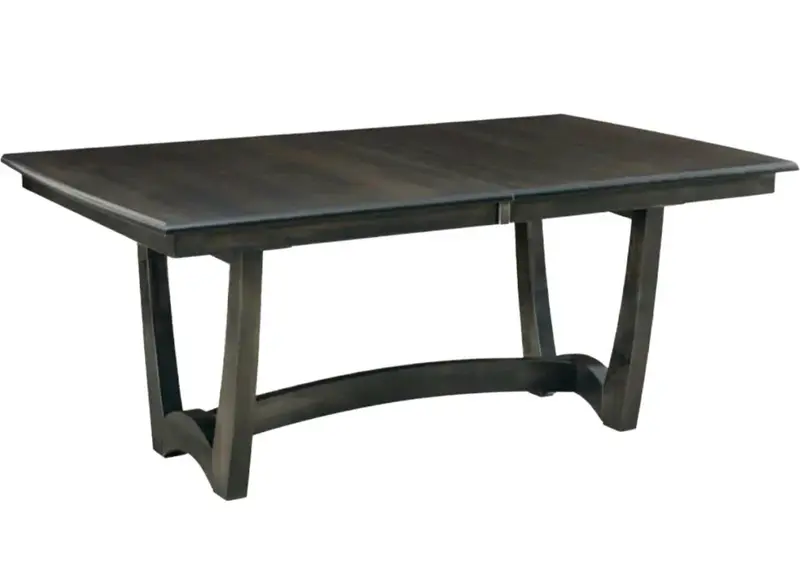 Hannah Rustic Trestle Dining Table – Solid Wood Design 1