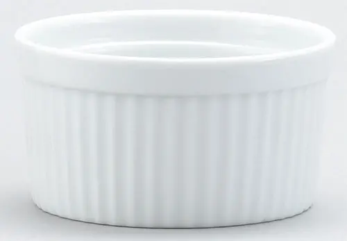 Harold Imports 6-Ounce White Ceramic Ramekin Set (Single) 1