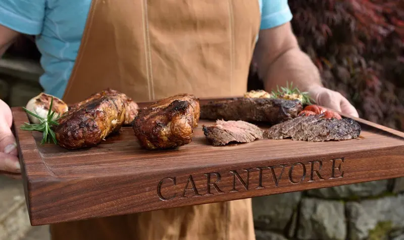 Heavy-Duty Butcher-Style Cutting Board For Meat Prep 1
