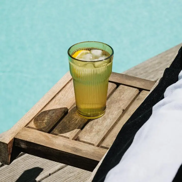 Home.Life Barok Verde Glass Tumbler 1