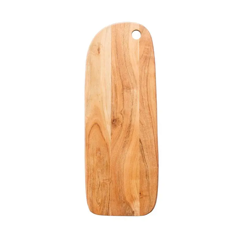 Home.Life Oblong Wooden Serving Board With Handle Hole 1