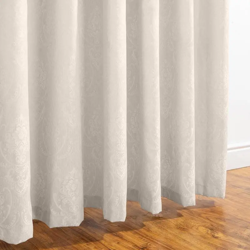 Home.Life Venice Natural Jacquard Taped Lined Curtain 2