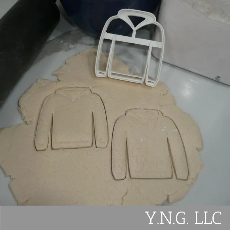 Hoodie Sweatshirt Cookie Cutter – Casual Apparel Baking Tool, Usa-Crafted 1
