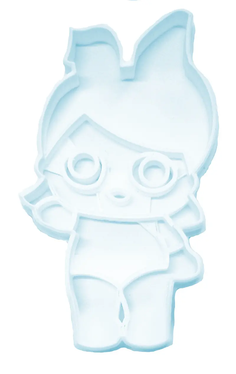 Hops Lol Doll Fondant Cutter – 6-Pack 1.75 Inch Cupcake Topper, Playful Design Fd2512 1