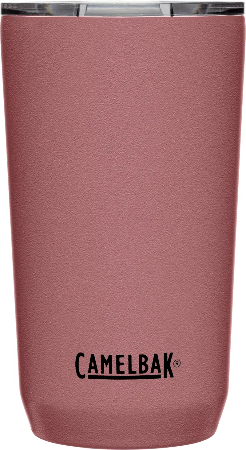 Horizon Vacuum-Insulated Tumbler – 16 Oz, Terracotta Rose Accent 1