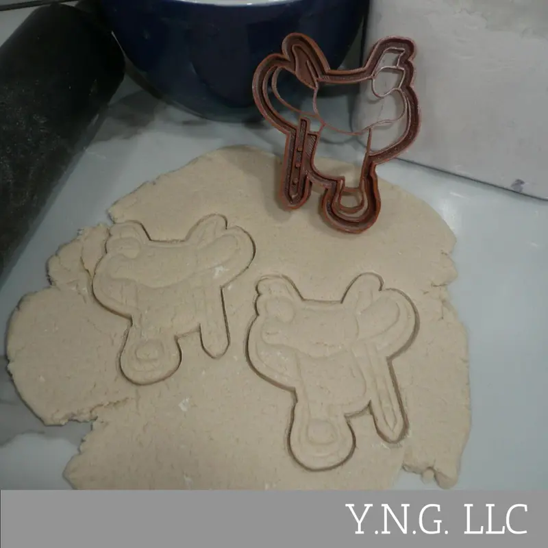 Horse Saddle Cookie Cutter – Authentic Equestrian Baking Template, Made In Usa 1