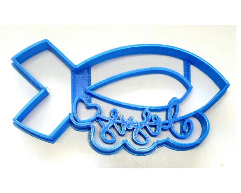 Jesus And Fish Symbol Fondant Cutter Set – 6-Piece Cupcake Topper, 1.75" Diameter, Food-Safe Usa-Made 1