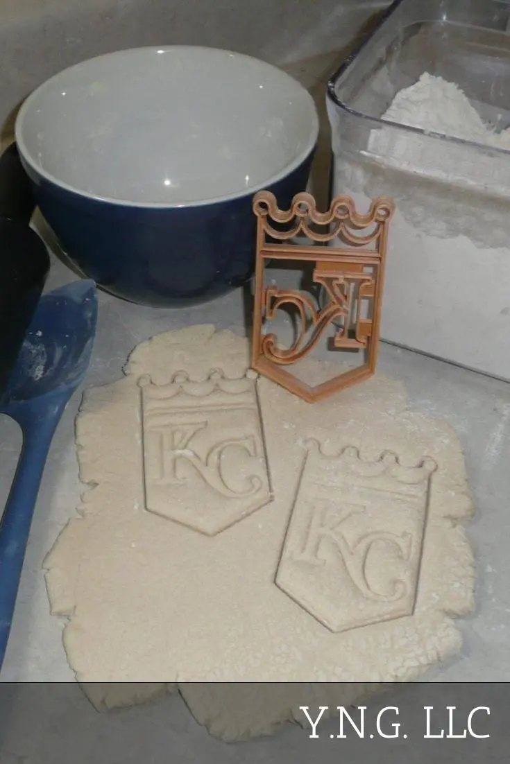 Kansas City Royals Kc Cookie Cutter – Mlb Team Initials Design, Usa-Made Pr2273 1