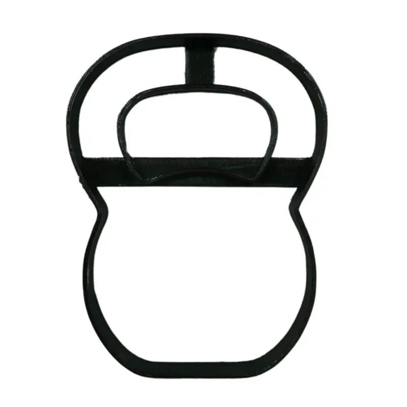 Kettlebell Fondant Cutter – 6-Piece Strength Training Cupcake Decor 1