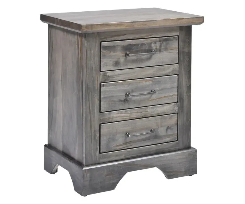 Kimberley 3-Drawer Nightstand With Usb Ports 1