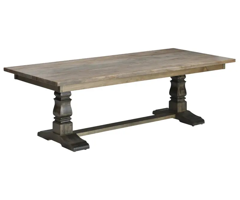 Kimberley Solid Wood Trestle Dining Table 1