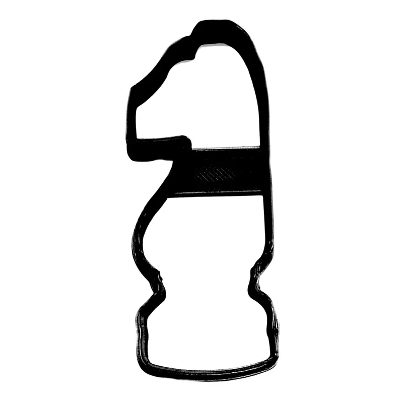 Knight Chess Piece Fondant Cutter (6-Pack) – 1.75" Equestrian-Themed Topper Prfd2486 1