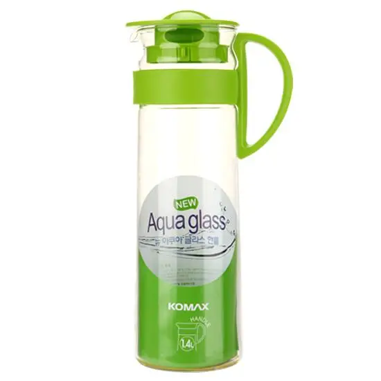 Komax Aqua Glass Beverage Pitcher – 1.4 Litre Capacity 1