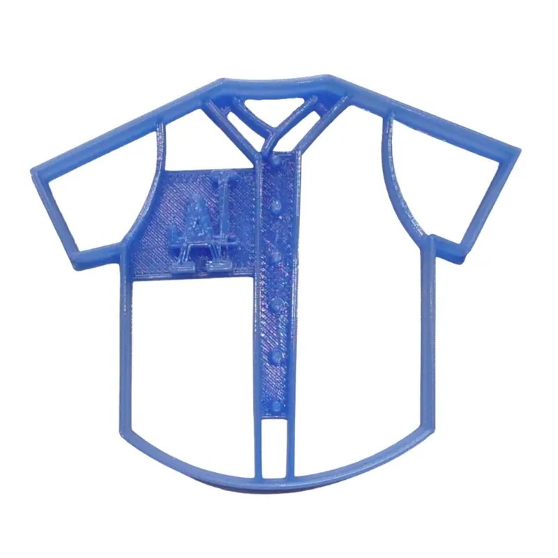 La Dodgers Jersey Fondant Cutters – 6-Piece Baseball Cupcake Decoration Set, 1.75", Usa-Built 1