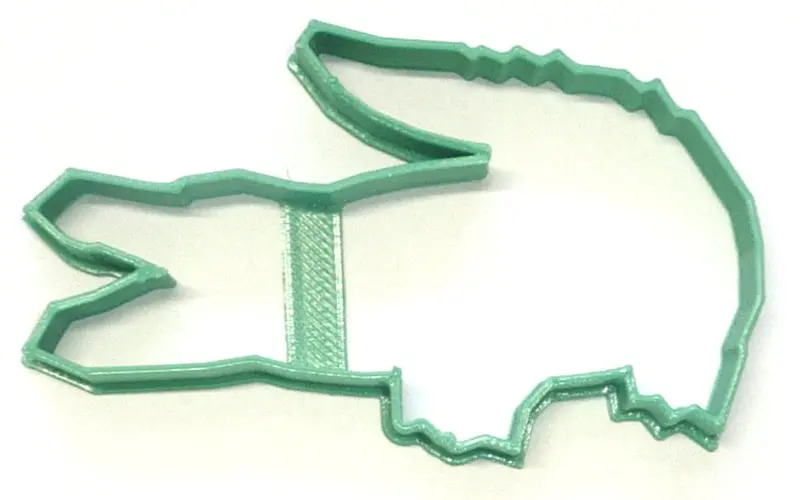 Lacoste Crocodile Fondant Cutter Set – 6 Stylish Cupcake Decorators, 1.75" Scale, Usa-Crafted Fd2031 1