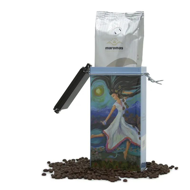 Lauren Salzman ‘Coffee Dance’ Art Tin – Limited Edition Collectible 1