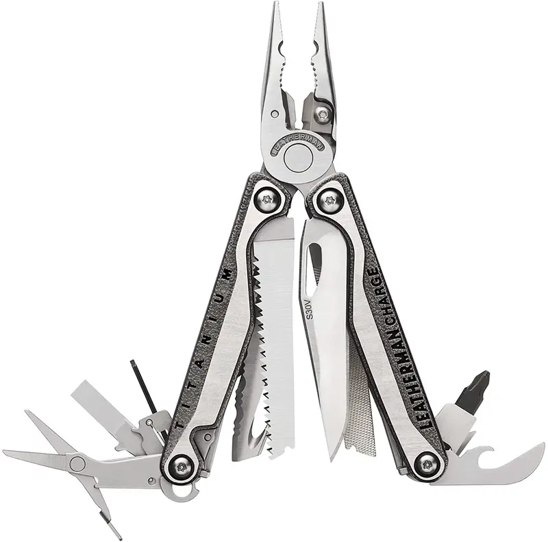 Leatherman Charge Plus Tti Titanium Multitool With Scissors & Replaceable Wire Cutters 1