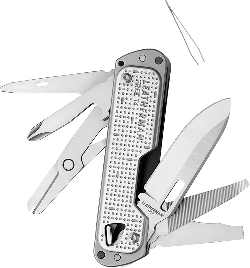 Leatherman Free T4 Edc Multitool With Built-In Folding Knife 1