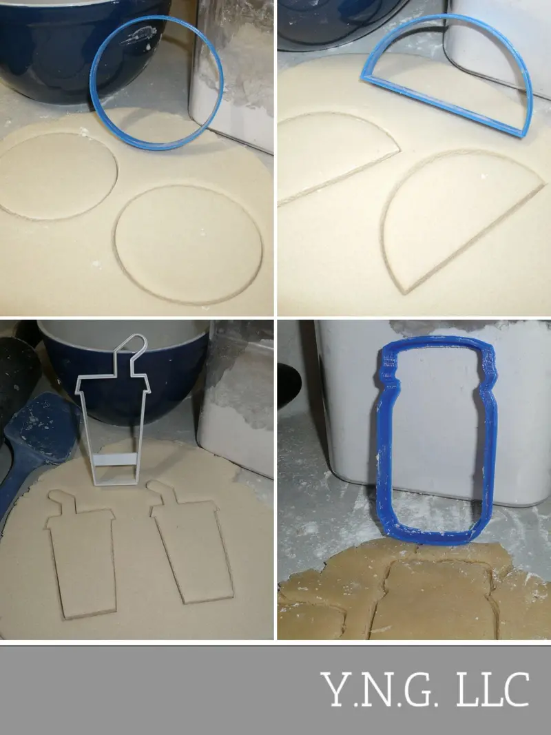Lemonade Stand Cookie Cutter Set – 4-Piece Summer Refreshment Baking Collection, Usa-Made 1