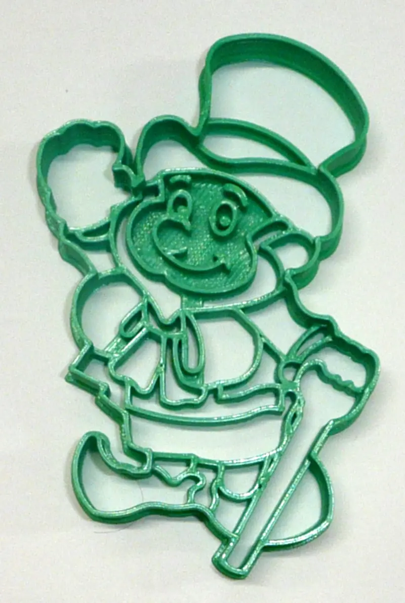 Leprechaun #3 Waving Fondant Cutter – 6-Piece Cupcake Topper Set, 1.75 Inch, Fda-Compliant 1